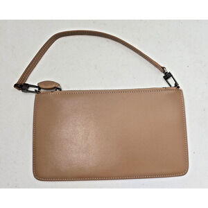 Alaia Paris Beige Leather Wristlet Made in Italy NWOT